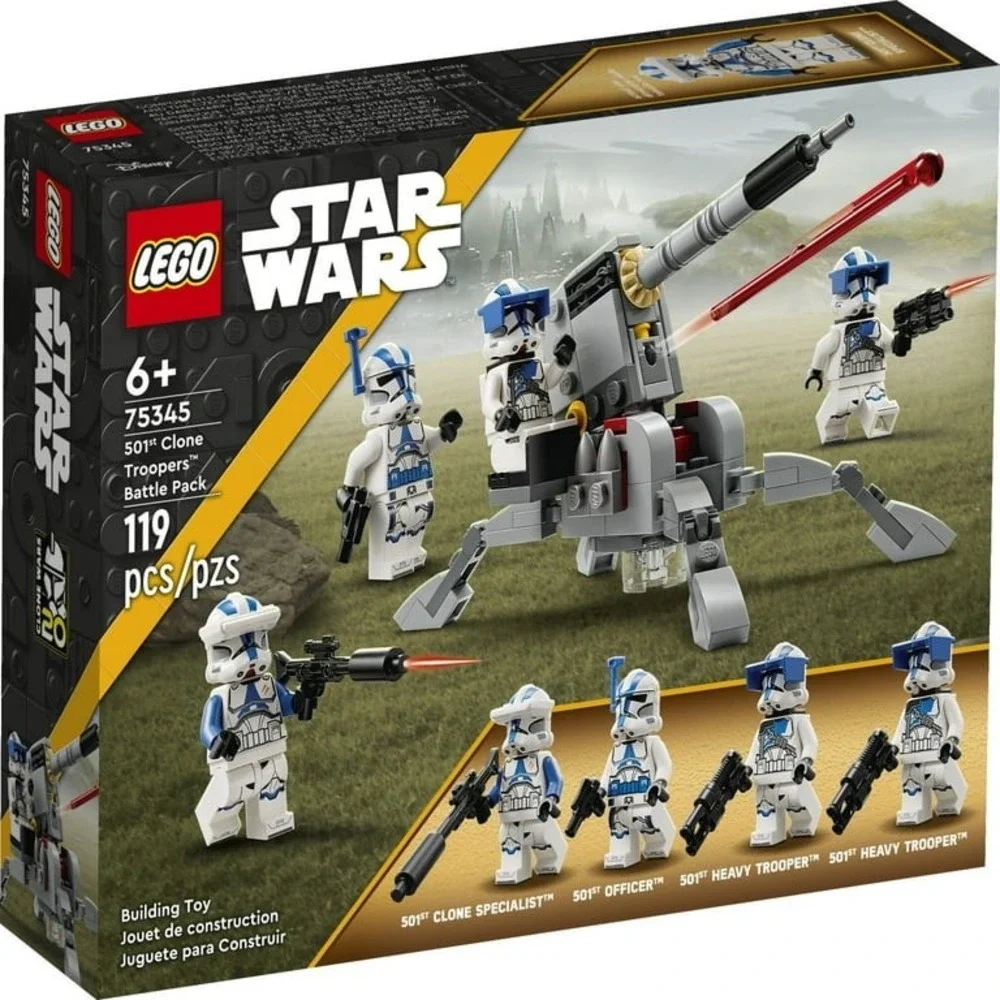 NEW LEGO Star Wars 501st Clone Troopers Battle Pack 75345 Sealed Building Set